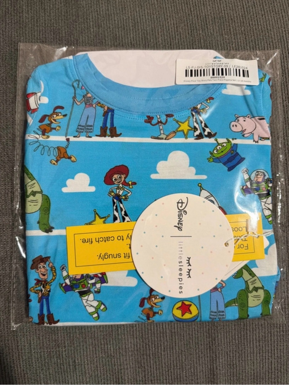Disney x Little Sleepies Toy Story 2-piece